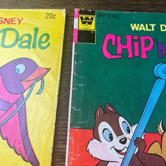 Vintage Chip 'N' Dale Comics Whitman Vintage Lot of 5 1970s Comic Books - Picture 3 of 9
